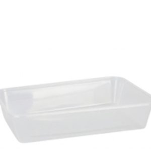 500ML Clear White Colour Conternairs for takeaway