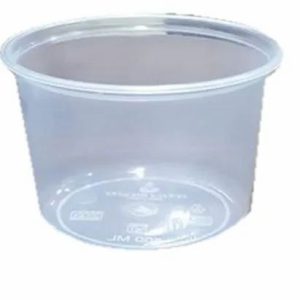600ML Clear White Colour Containers for takeaway