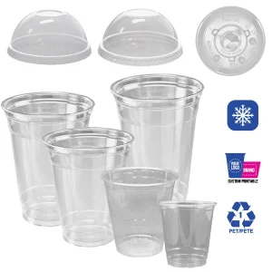 Flate Lid for 12Oz/16Oz/20Oz PET Cup