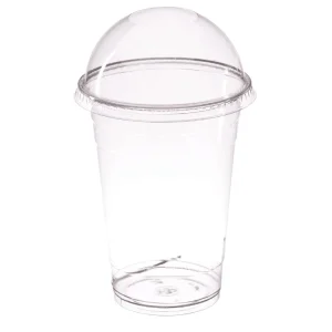 600ML Pet Clear Cup – White