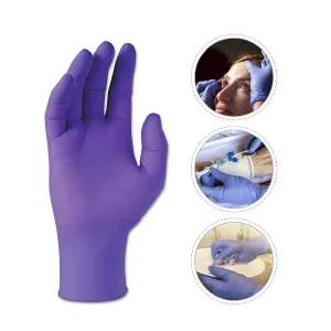 Nitrile gloves power free Large