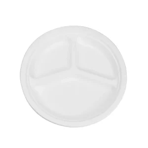 Round Plate – 3 Compartment