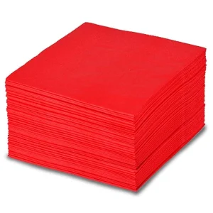 2 PLY 1/4 Lunch napkin red 10X100